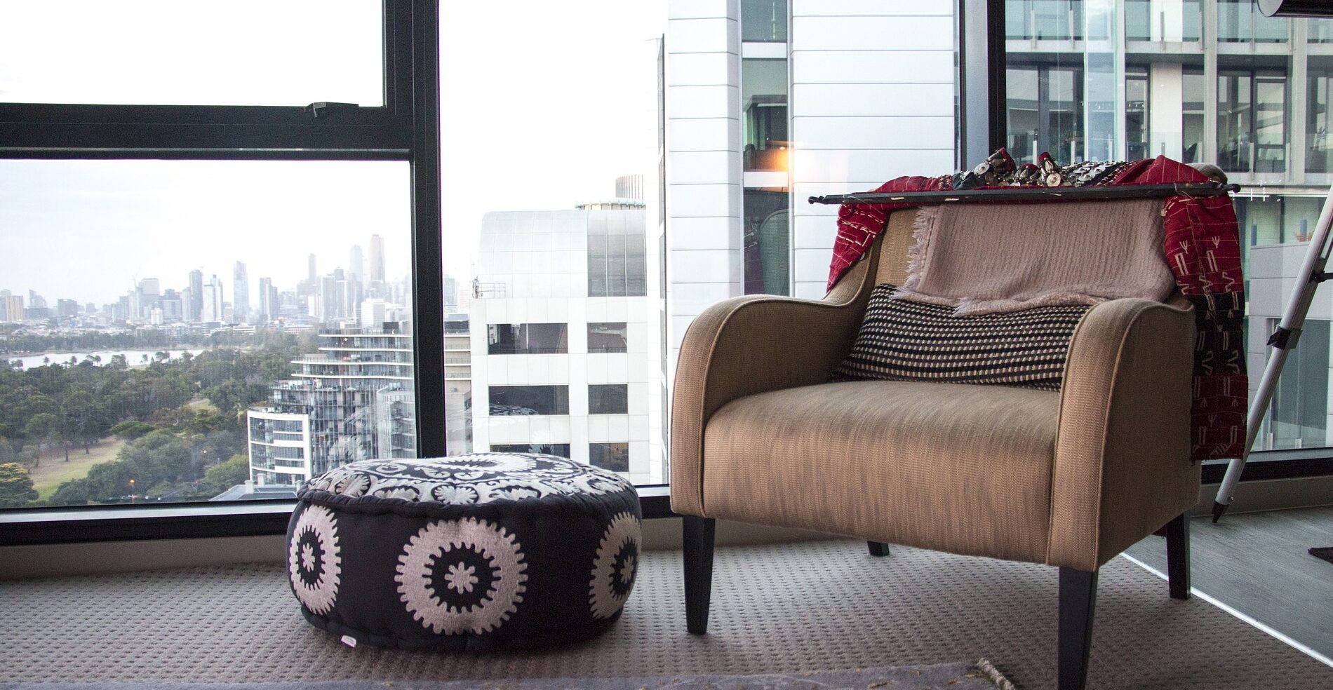 Image of the interior of an apartment living room.